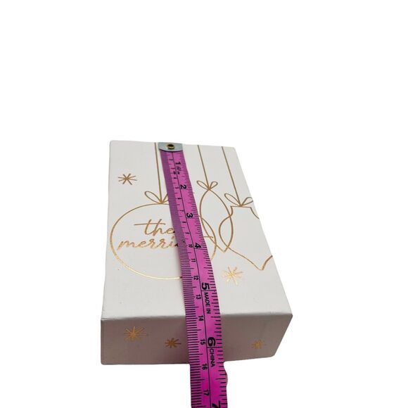 May Birthstone Necklace Earrings Lauren Conrad Christmas Gift Box Green Crystals - Picture 9 of 10